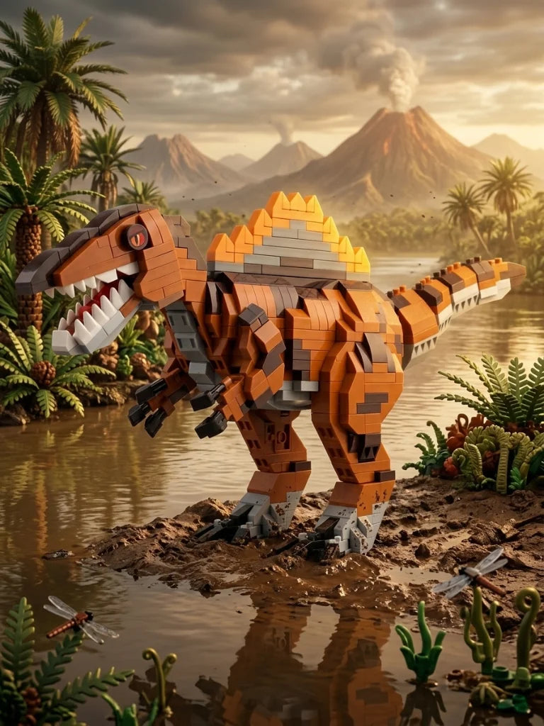🦖 Jurassic Dinosaur World – Dinosaures en mini-briques 3D