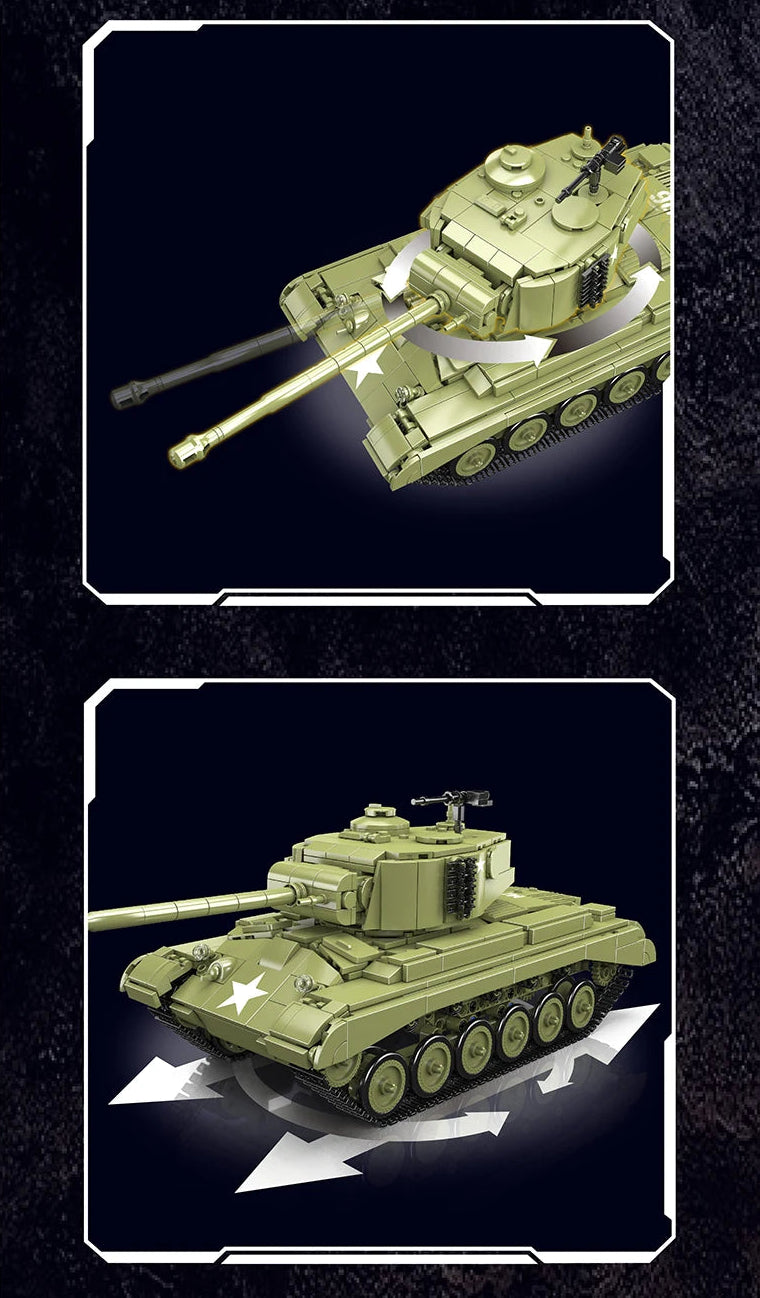 🪖 Char M26 Pershing télécommandé | 1054 pièces