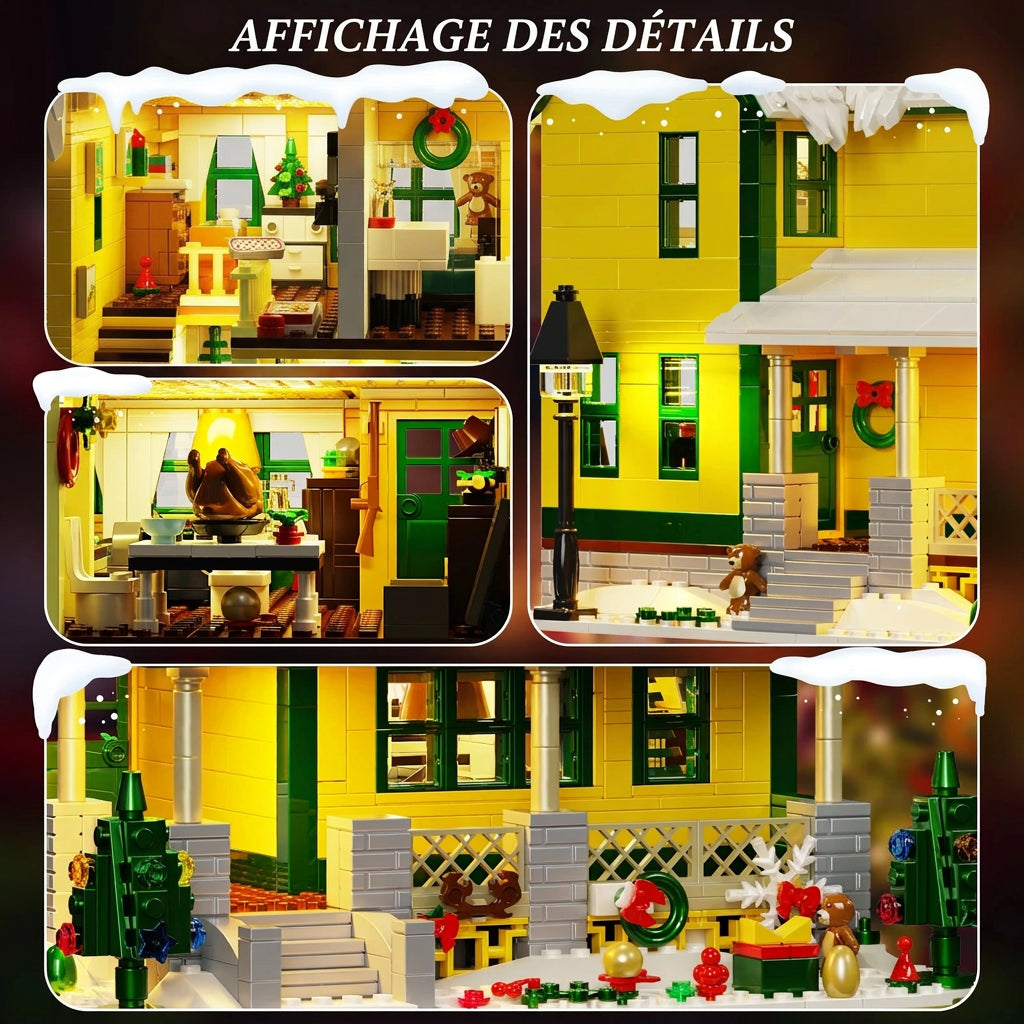 🎄 Maison de Noël lumineuse | 1367 pièces