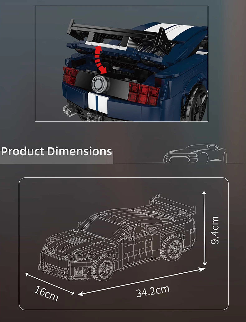 🏎️ Shelby GT500 | 1550 pièces