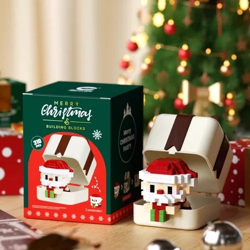 🎄 Coffrets de Noël en briques – Collection festive 🎅🐧