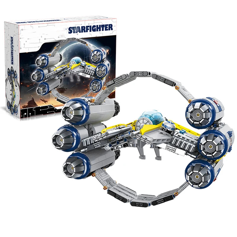 🚀 Vaisseau galactique Starfighter | 1896 pièces