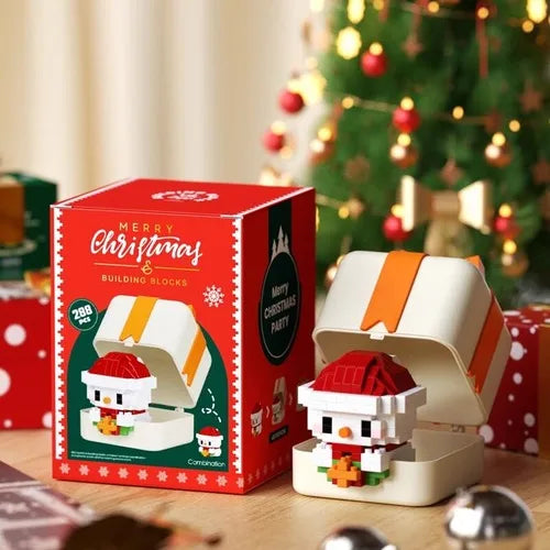 🎄 Coffrets de Noël en briques – Collection festive 🎅🐧