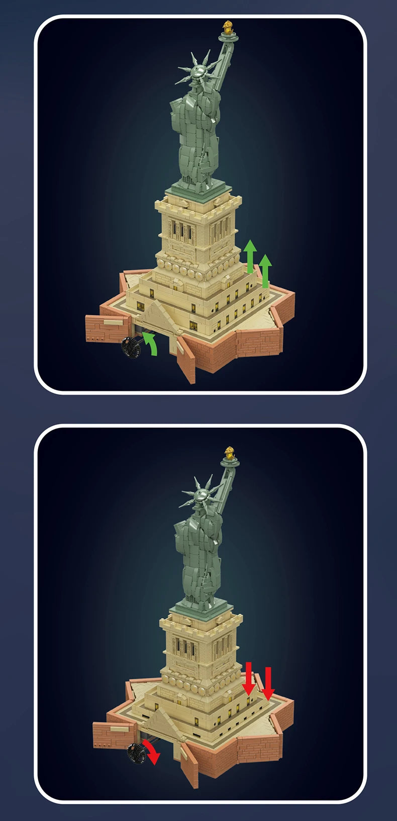 🗽 Statue de la Liberté – 2620 pièces