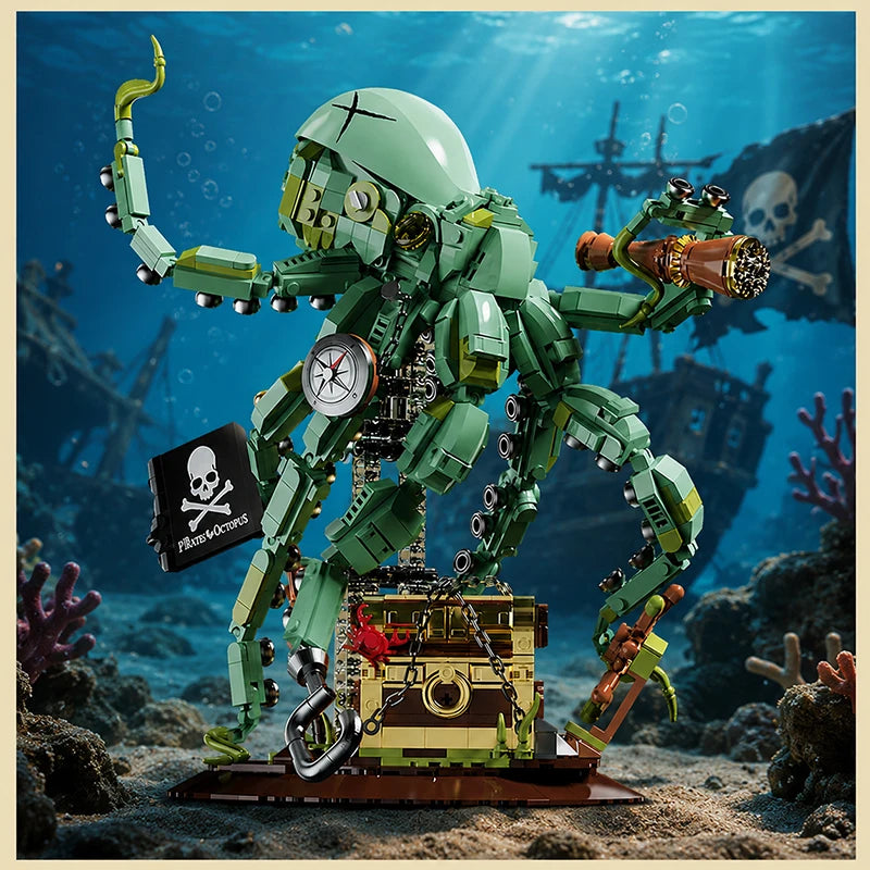 🐙 Le Kraken des Pirates | 1128 Pièces