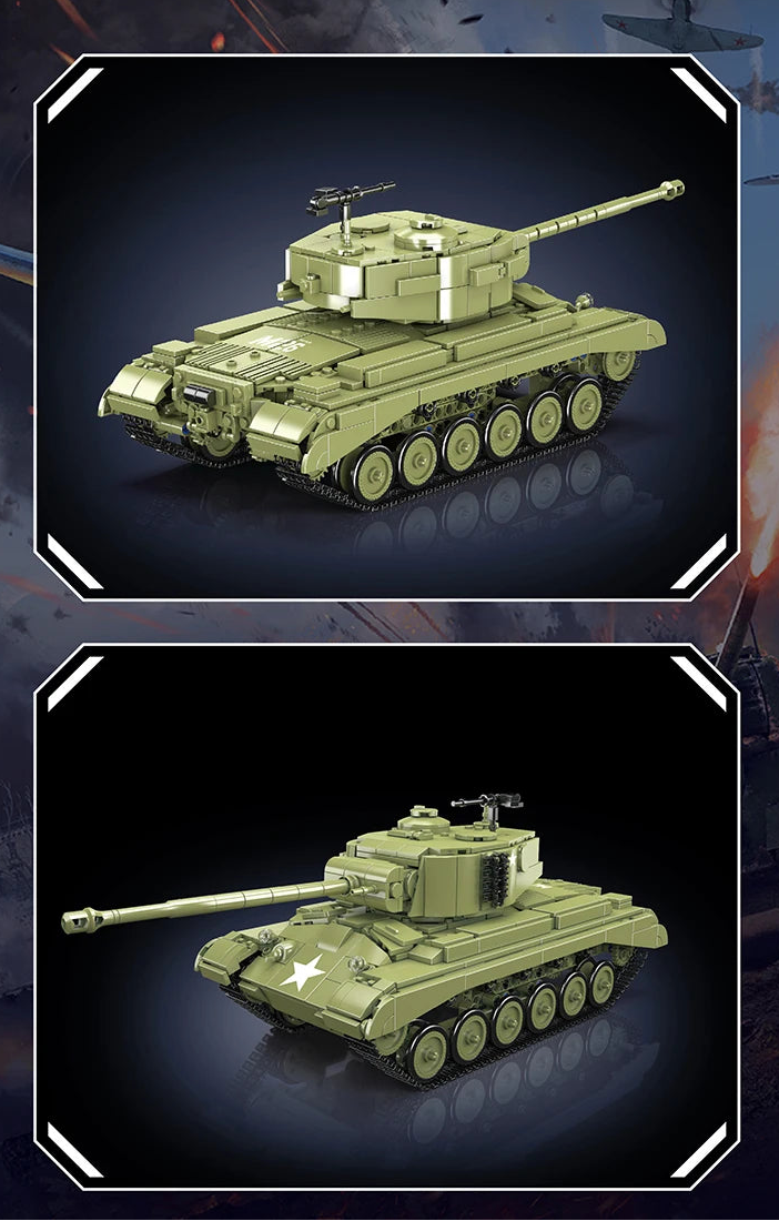 🪖 Char M26 Pershing télécommandé | 1054 pièces