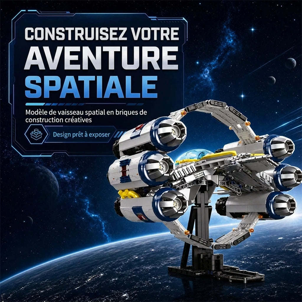 🚀 Vaisseau galactique Starfighter | 1896 pièces
