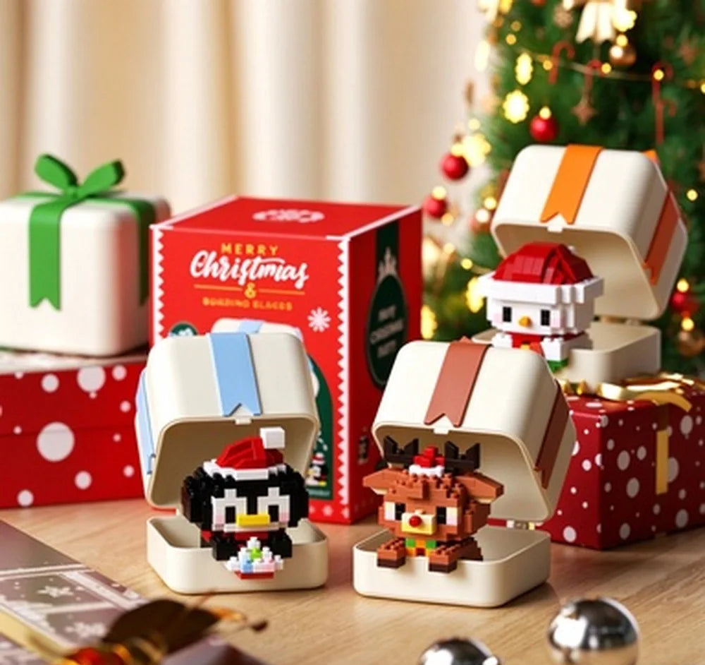 🎄 Coffrets de Noël en briques – Collection festive 🎅🐧
