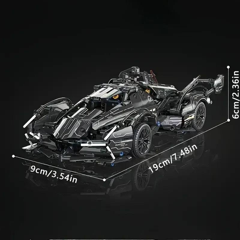 🏎️ Supercar Noire | 1148 pièces