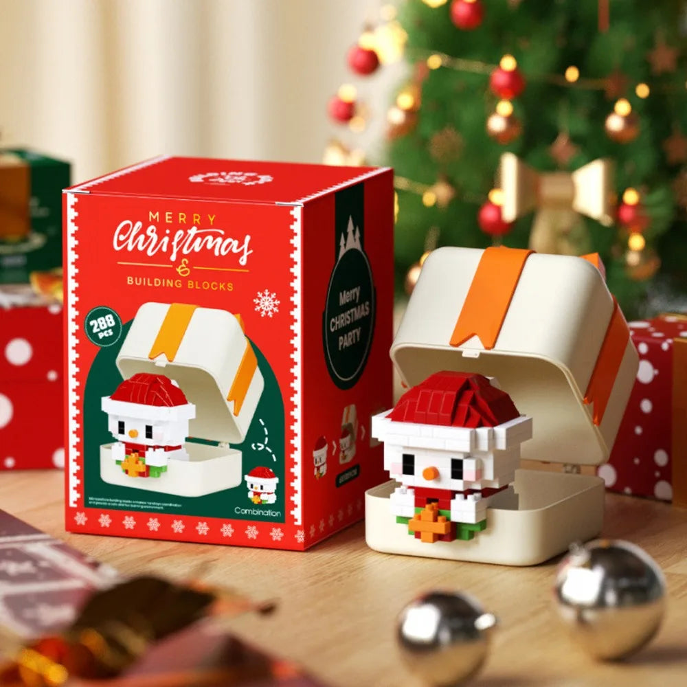 🎄 Coffrets de Noël en briques – Collection festive 🎅🐧