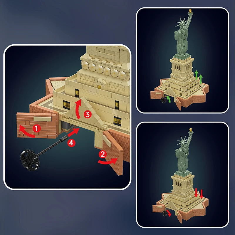 🗽 Statue de la Liberté – 2620 pièces