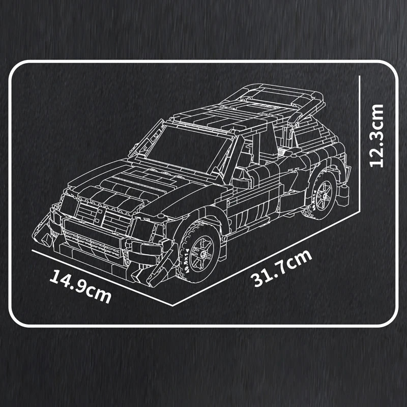🏁 Voiture de Rallye 205 T16 | 1417 pièces