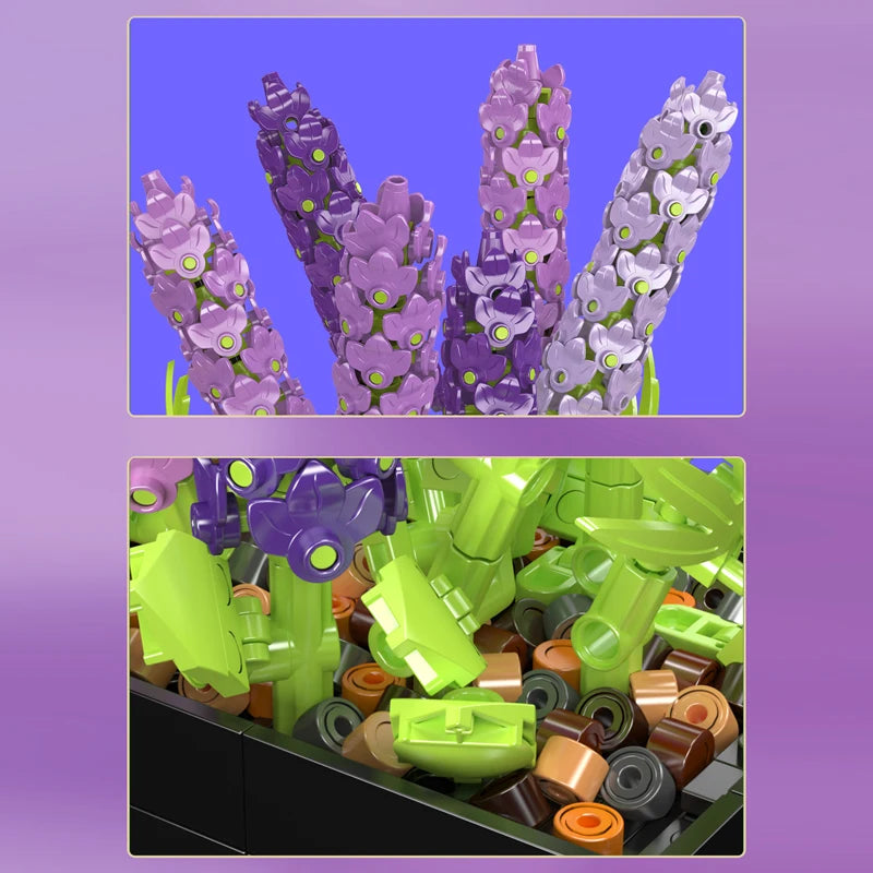 💐 Bouquet de Lavande | 744 pièces