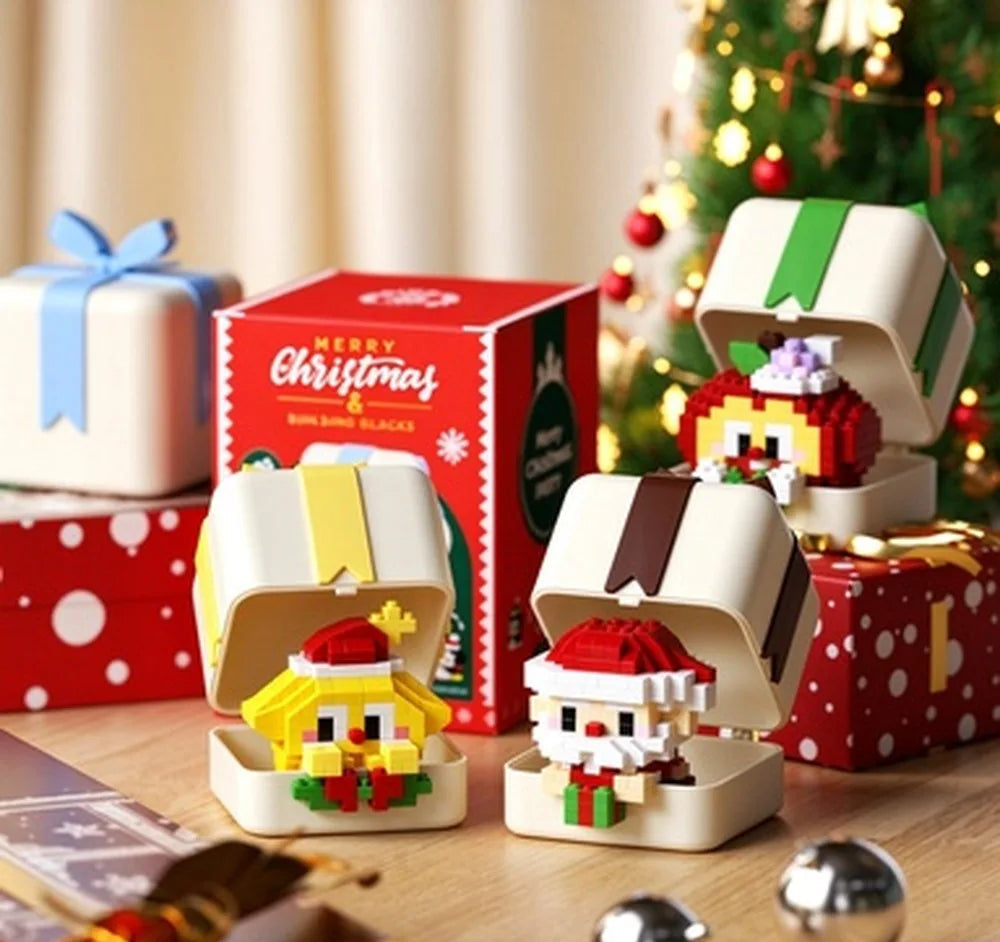 🎄 Coffrets de Noël en briques – Collection festive 🎅🐧