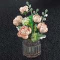🌹 Bouquet de Roses Pêche et Blanches | 981 pièces