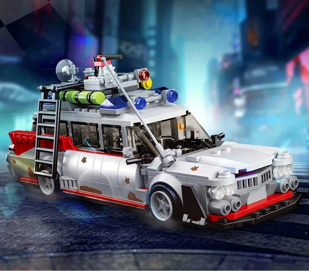 🚗 ECTO-1 Ghostbusters en Briques | 603 Pièces