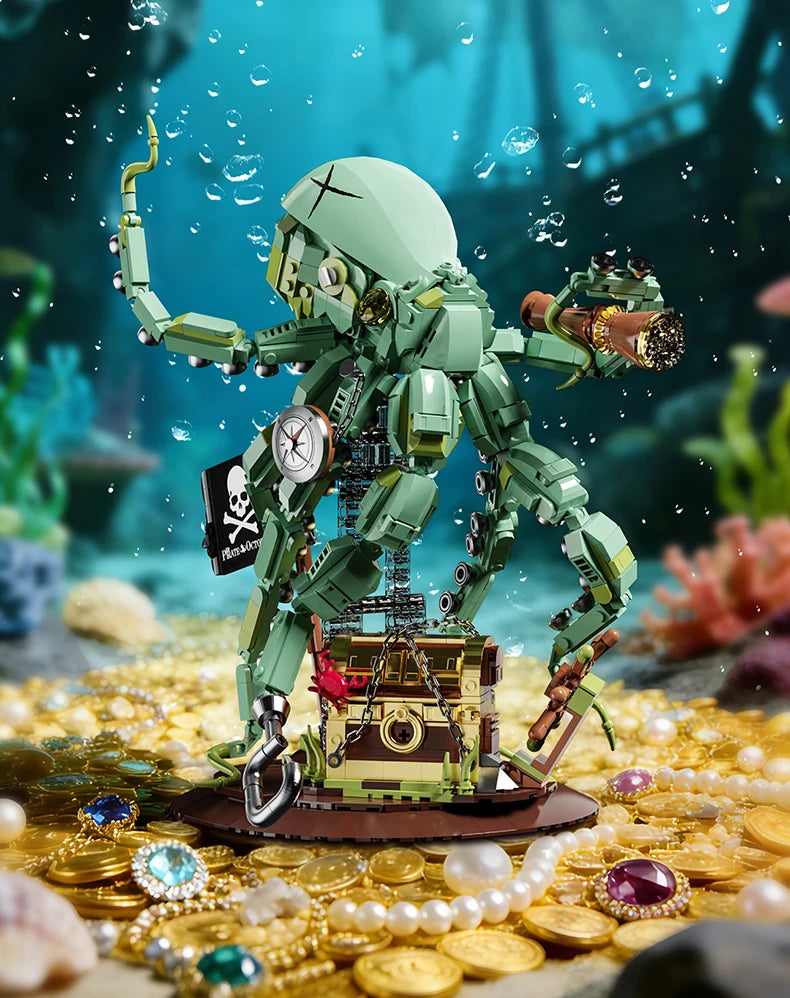 🐙 Le Kraken des Pirates | 1128 Pièces