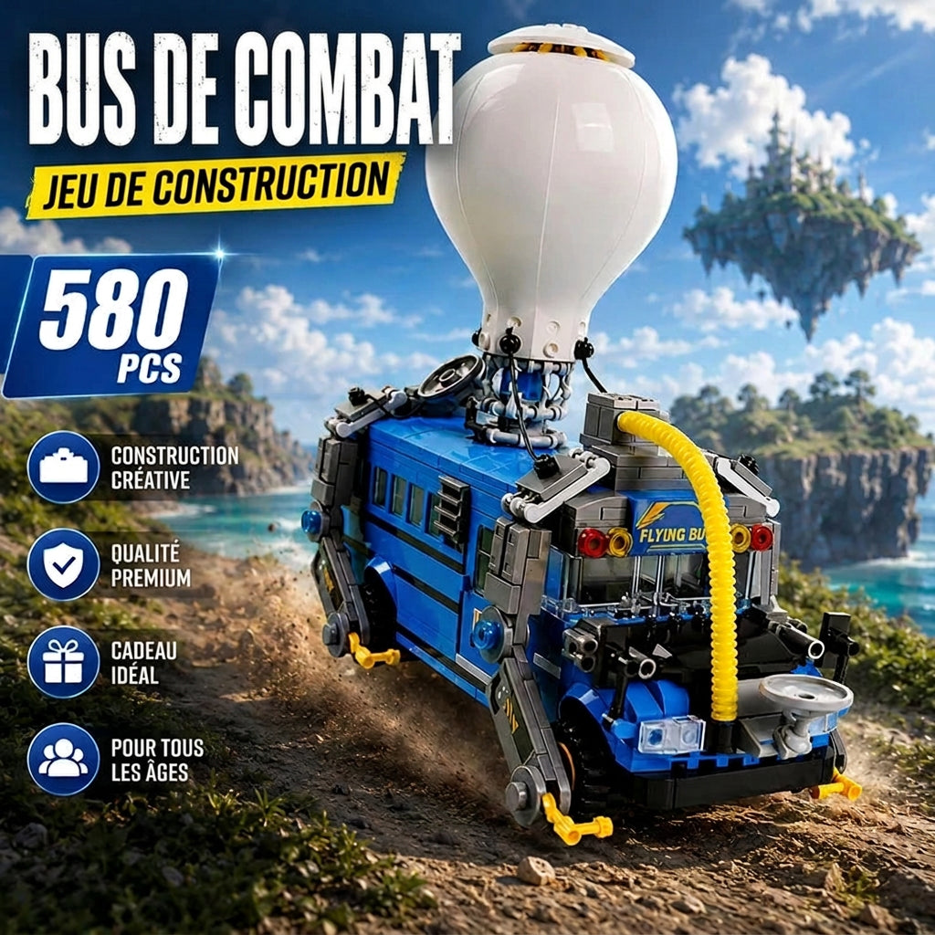 🚌 Bus De Combat Fortnite | 580 Pièces 🎮